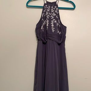 Asos NWT embroidered neck maxi dress